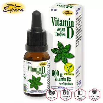 Espara Vitamin D vegan Tropfen 15 ml