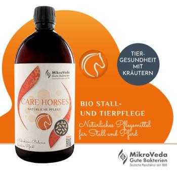 Preview: MikroVeda CARE HORSES Bio Stall- und Tierpflege 1 Liter