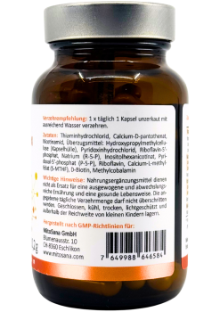 Preview: Mitocell Vitamin B Komplex forte 60 Kapseln