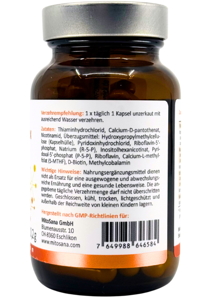 Mitocell Vitamin B Komplex forte 60 Kapseln