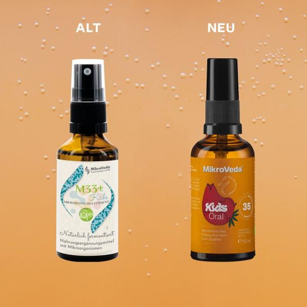 MikroVeda Kids Oral - Mikrobiotisches Mundspray für Kinder - 50 ml